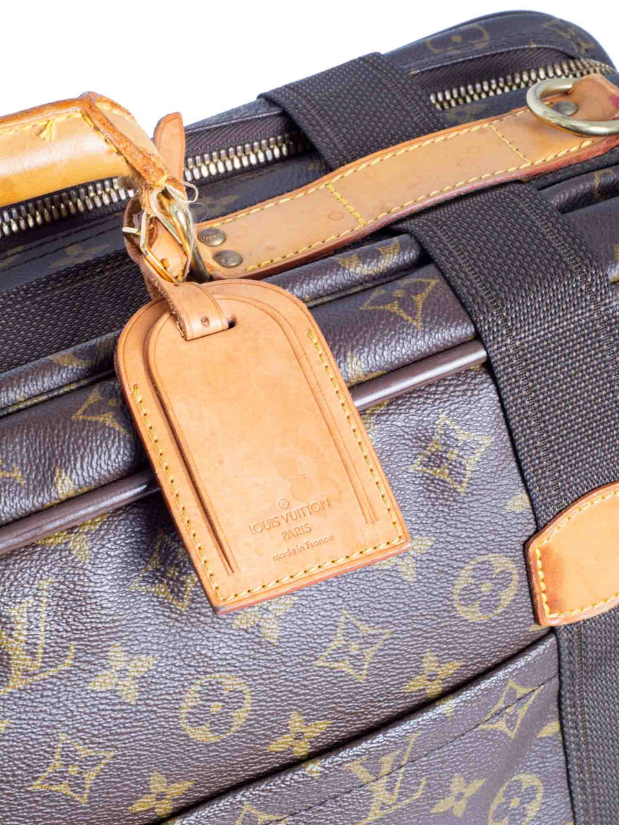 Louis Vuitton Cruiser 50 Travel Bag in Brown Monogram Canvas and