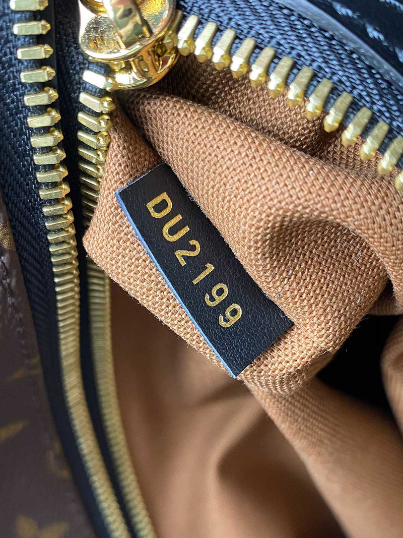 Louis Vuitton Monogram Steamer XXL Bag Brown Black-designer resale