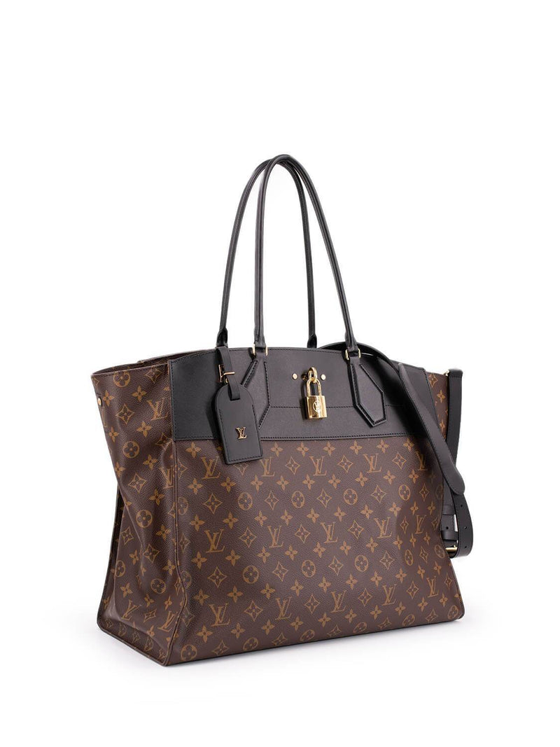 Louis Vuitton Monogram Steamer XXL Bag Brown Black-designer resale