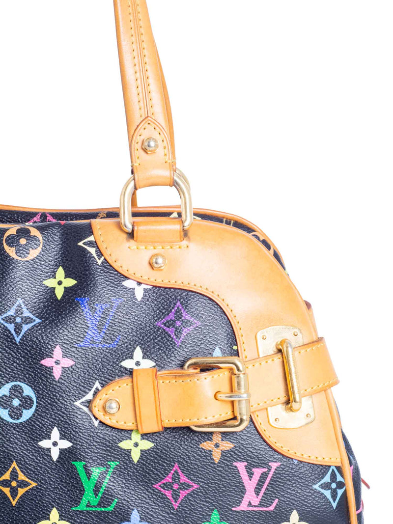 Louis Vuitton Monogram Takashi Murakami Claudia Bag Black-designer resale