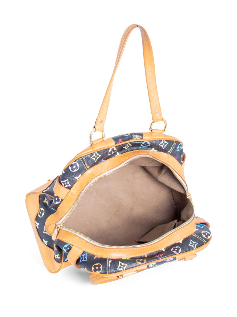 Louis Vuitton Monogram Takashi Murakami Claudia Bag Black-designer resale