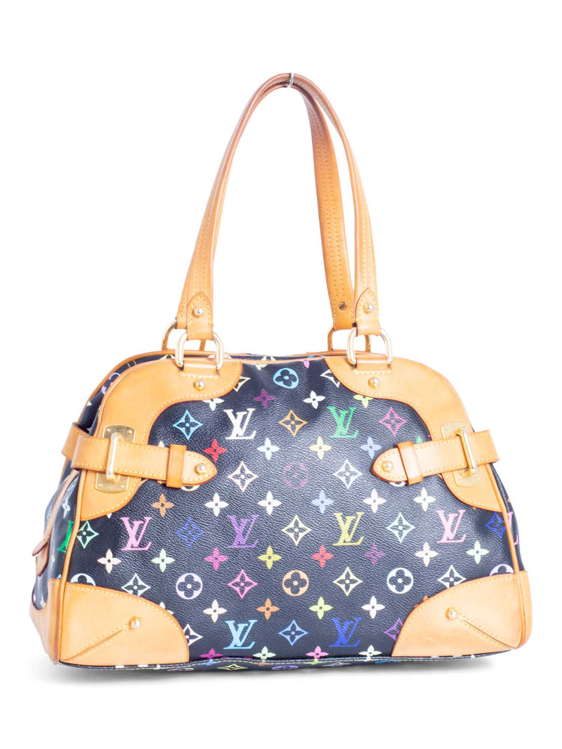 Louis Vuitton Monogram Takashi Murakami Claudia Bag Black-designer resale