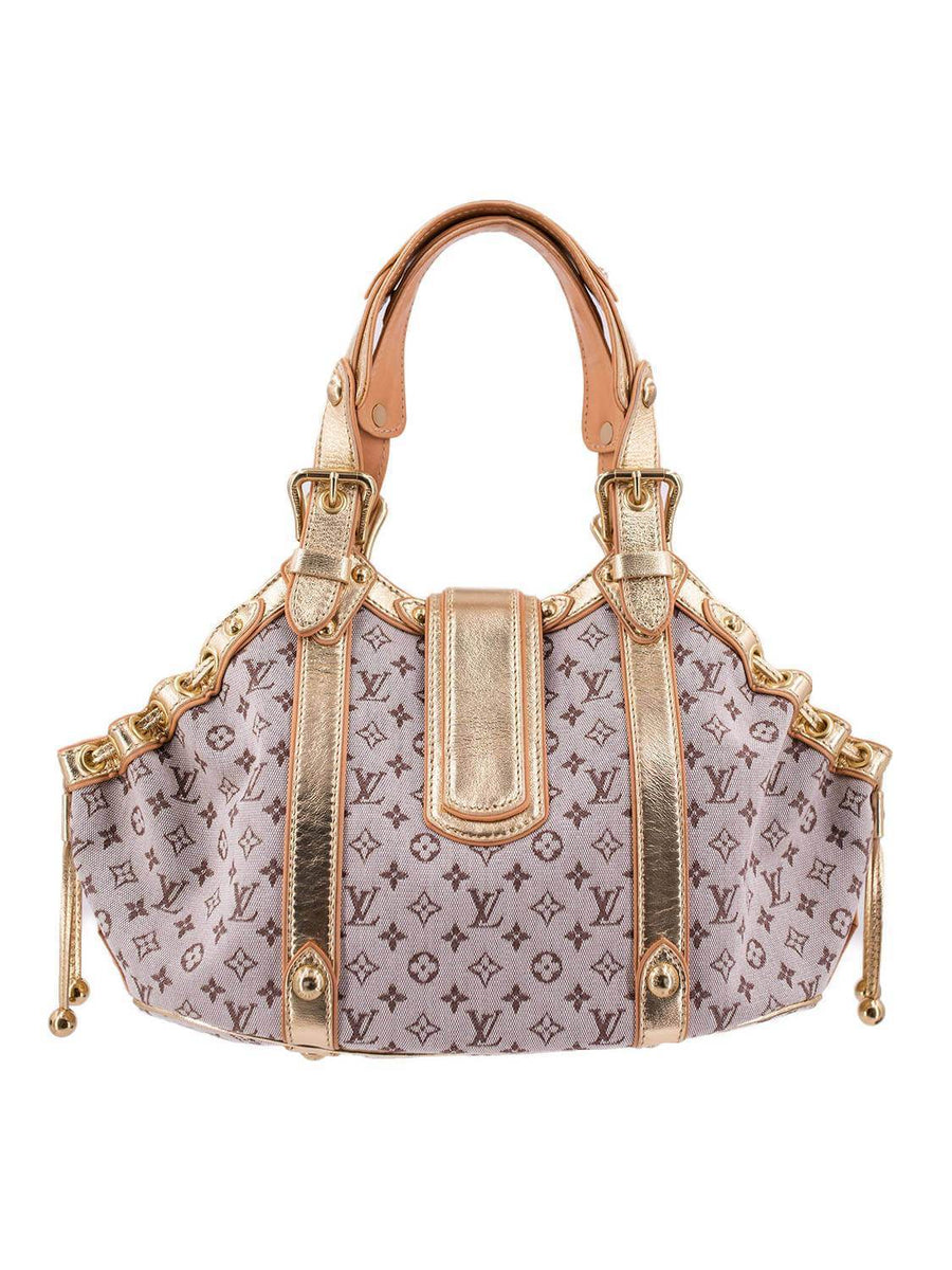 Louis Vuitton Monogram Theda GM Bag Gold