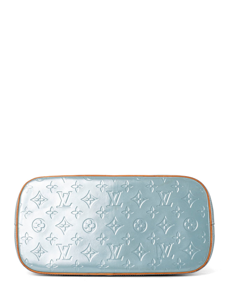 Louis Vuitton Monogram Vernis Houston Bag Blue-designer resale