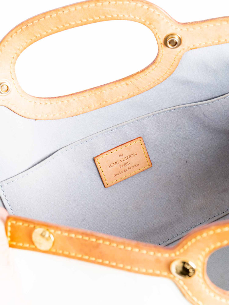 Louis Vuitton Vernis Leather Monogram Roxbury Drive Bag Ivory-designer resale