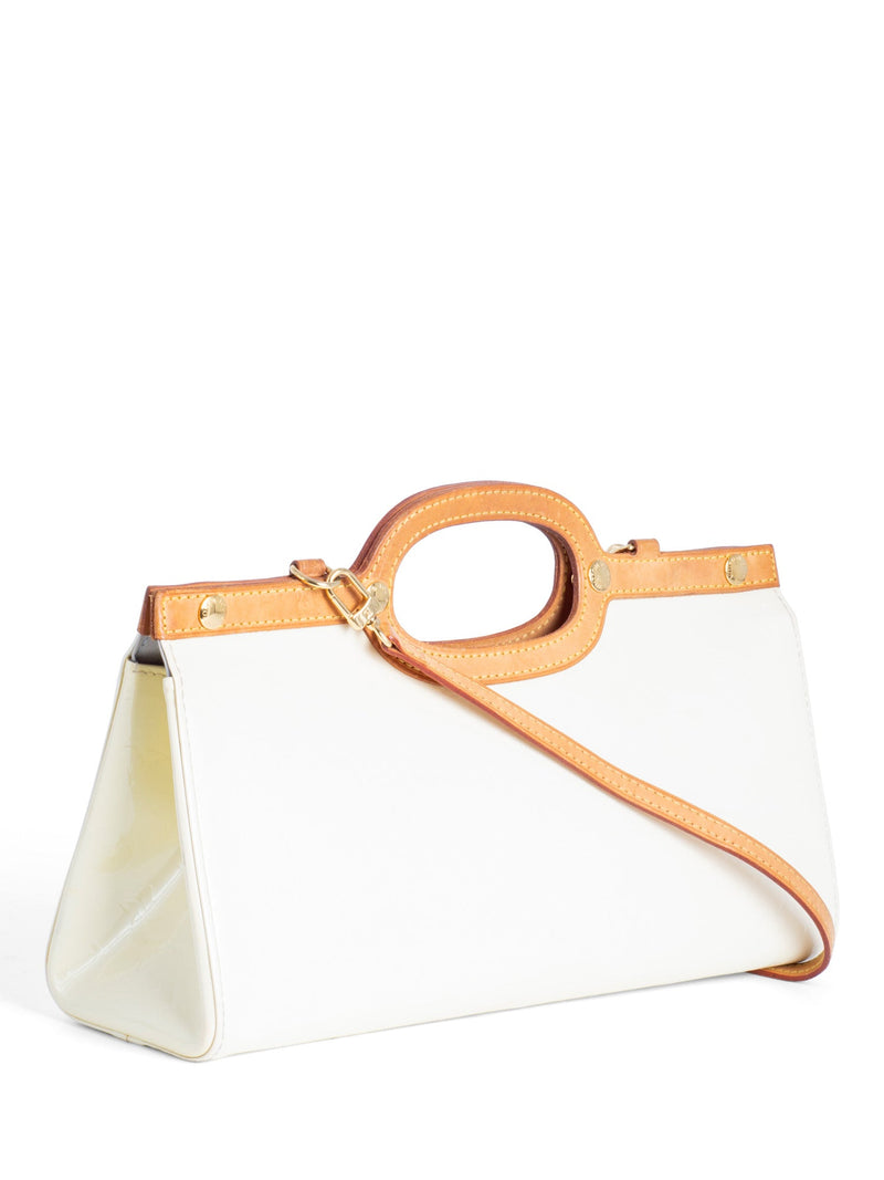 Louis Vuitton Vernis Leather Monogram Roxbury Drive Bag Ivory-designer resale