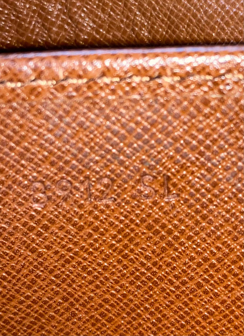 Louis Vuitton Vintage Monogram Flap Messenger Bag GM Brown-designer resale