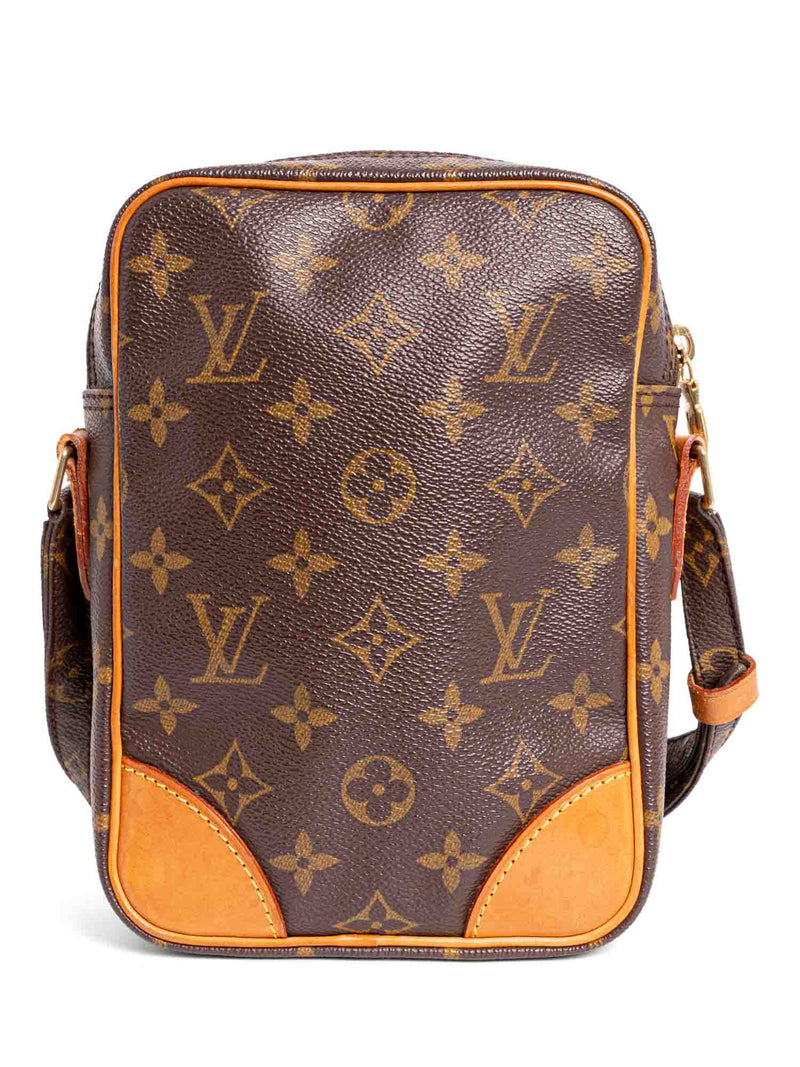 Louis Vuitton Vintage Monogram Messenger Bag Brown-designer resale