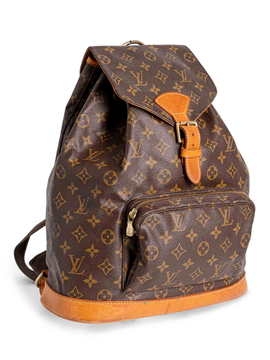 Louis Vuitton Vintage Monogram Montsouris Backpack Brown display picture 2