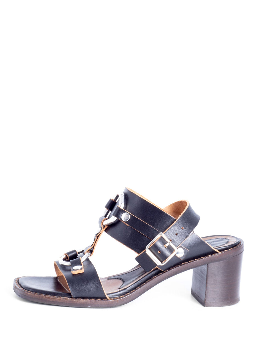 【関税＆送料込み】Marni Crossed Leather Sandal Marni BEIGE LEATHER CRISS-CROSS SANDAL | REVERSIBLE