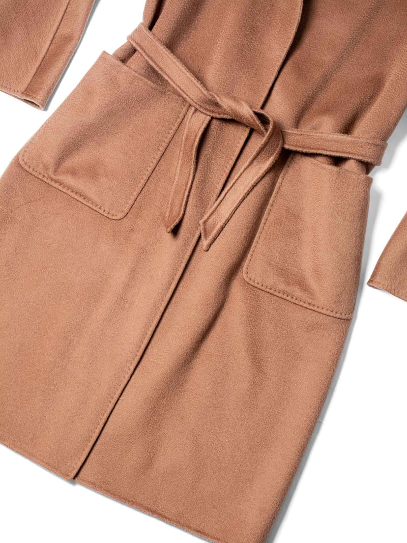 Max Mara Ludmila Icon Cashmere Belted Coat Camel-designer resale