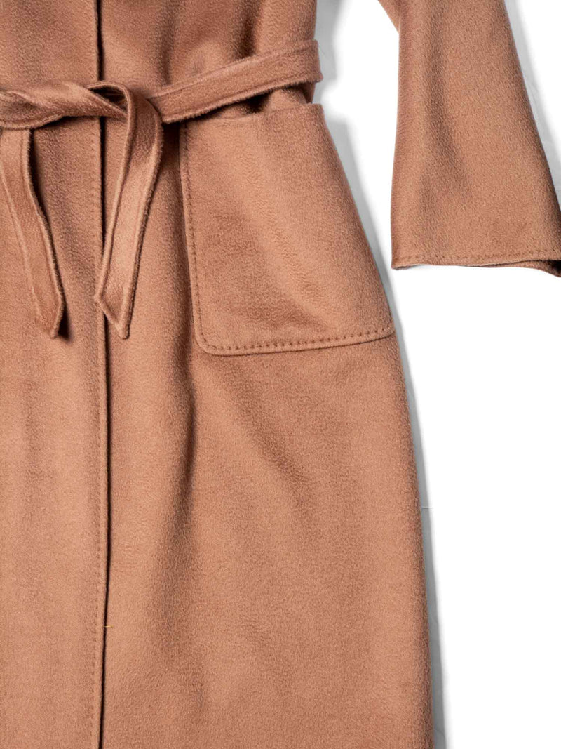 Max Mara Ludmila Icon Cashmere Belted Coat Camel-designer resale