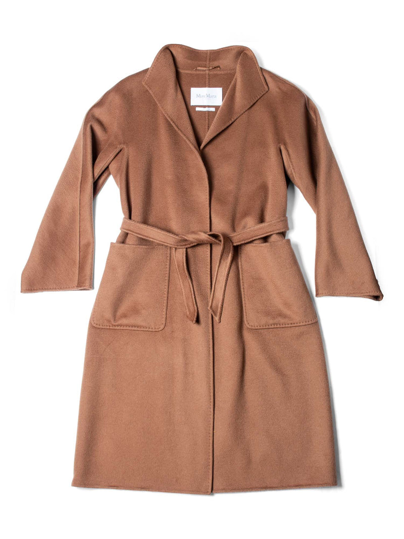 Max Mara Ludmila Icon Cashmere Belted Coat Camel-designer resale