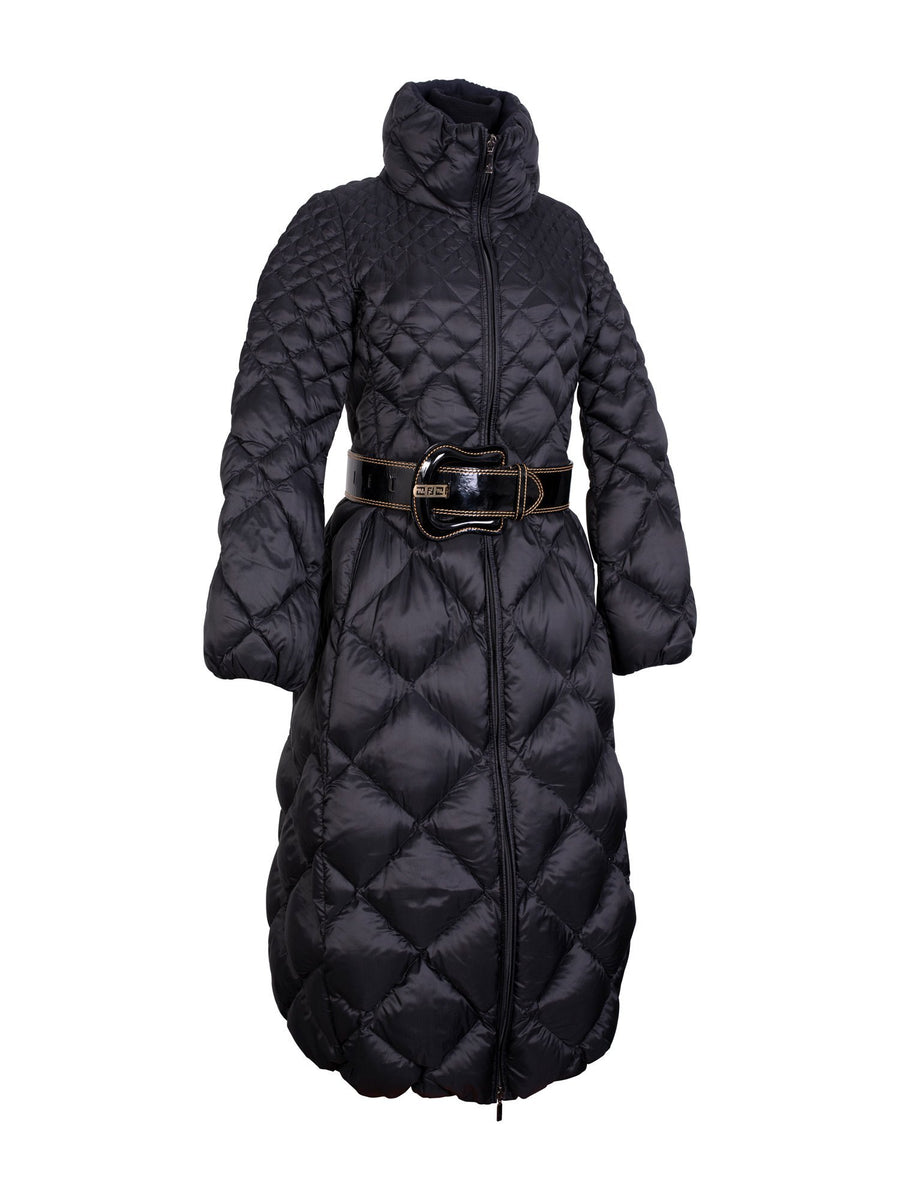 CITYSHOP QUILTED DOWN COAT ブラック　BLACK Moncler-Quilted-Down-A-Line-