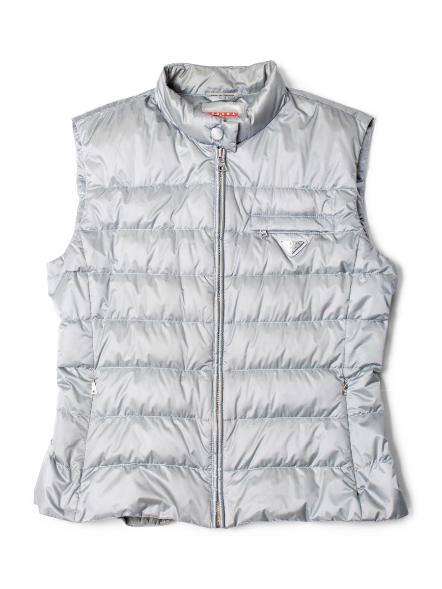 Treasures of NYC - Prada Cream Reversible Puffer Vest