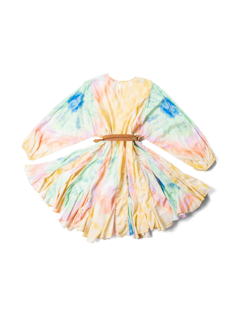 Rhode Cotton Tie-Dye Ella Mini Dress Multicolor-designer resale