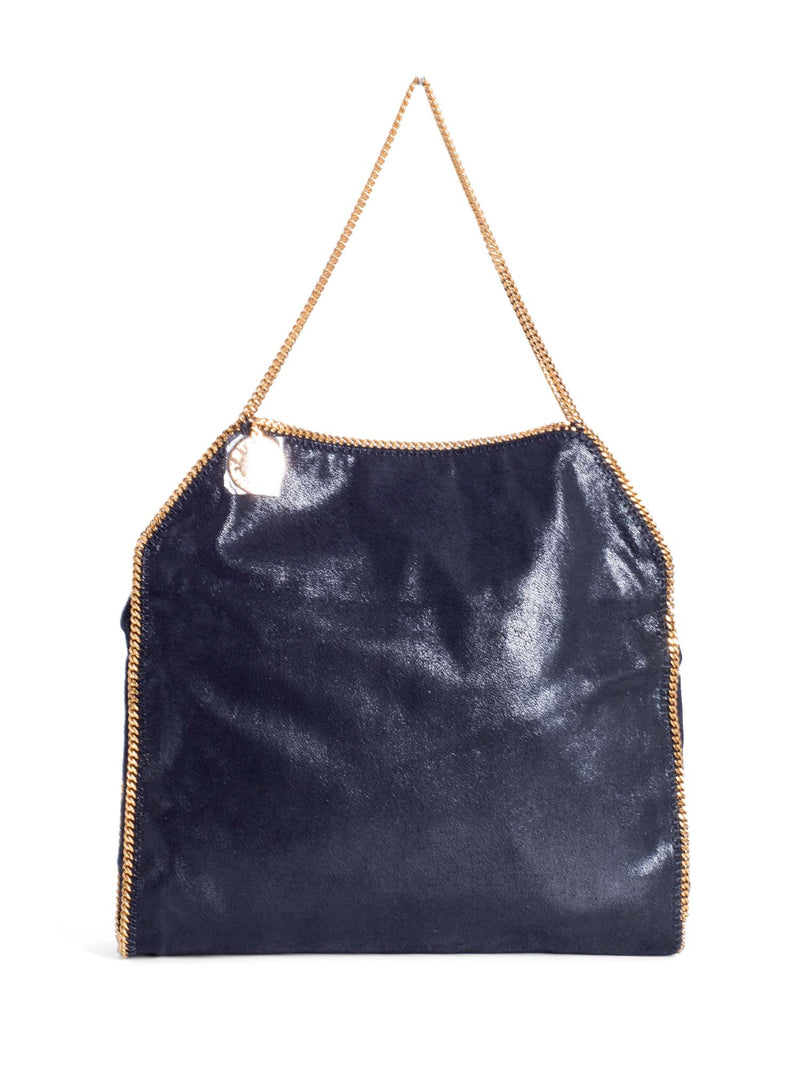 Stella McCartney Falabella Gold Chain Shoulder Bag Black-designer resale