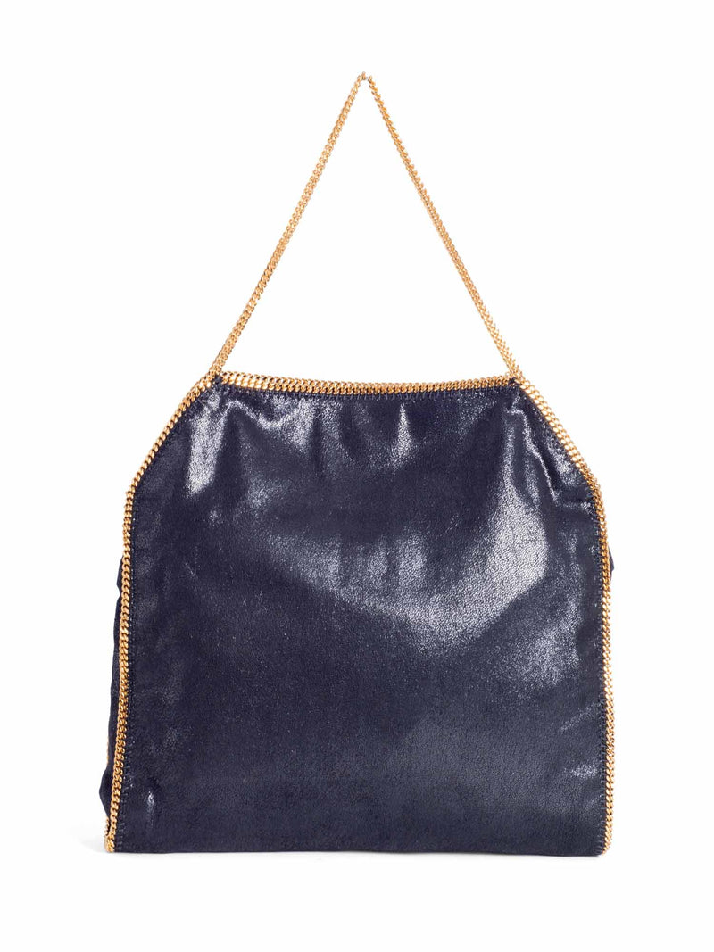 Stella McCartney Falabella Gold Chain Shoulder Bag Black-designer resale