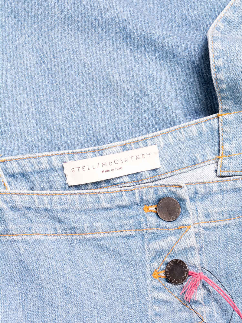 Stella McCartney Linda Sleeveless Denim Dress Blue-designer resale