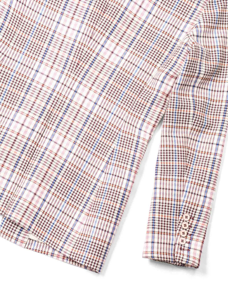 Veronica Beard Cotton Houndstooth Blazer Multicolor-designer resale