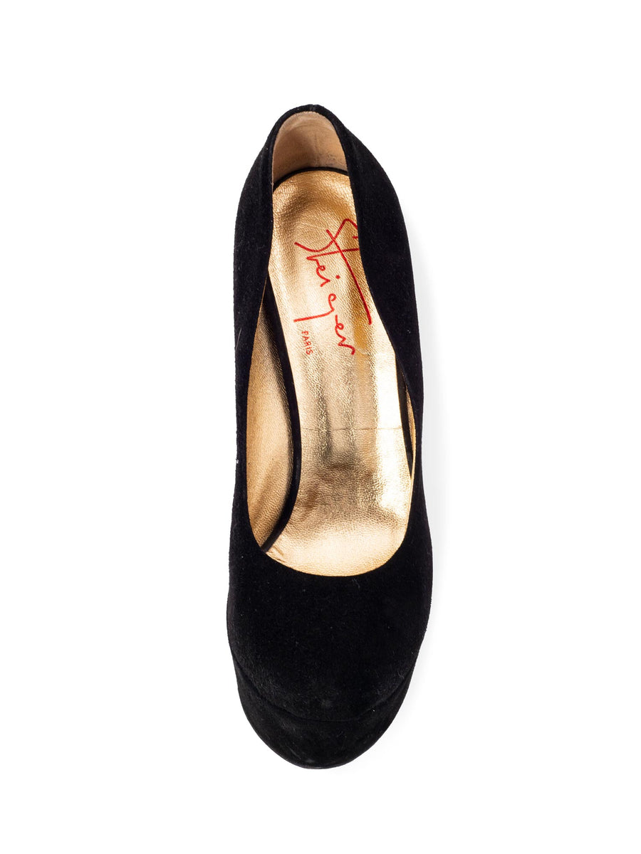 【WALTER STEIGER】BLACK PLAIN DERBY SHOES WALTER STEIGER】BLACK PLAIN DERBY SHOES