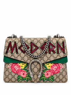 Gucci Modern GG Supreme Bloom Dionysus Medium Flap Bag Multicolor