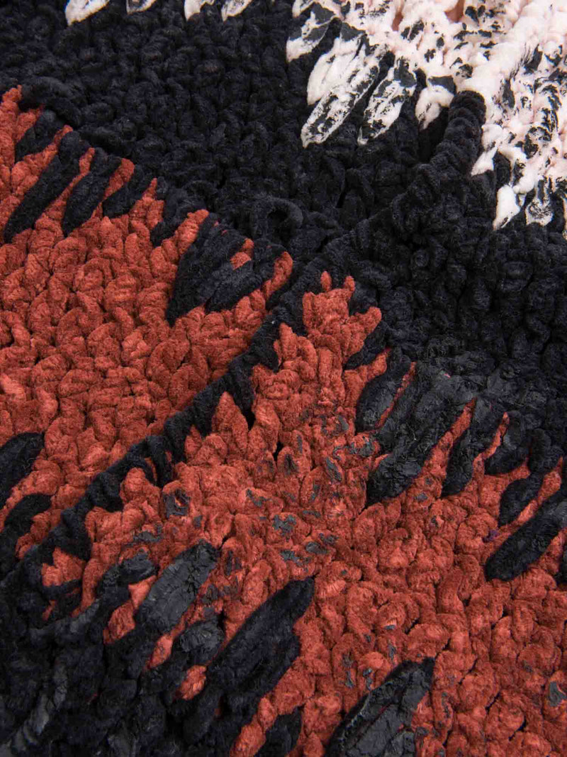 Bottega Veneta Crochet Wool Sleeveless Open Vest Multicolor-designer resale