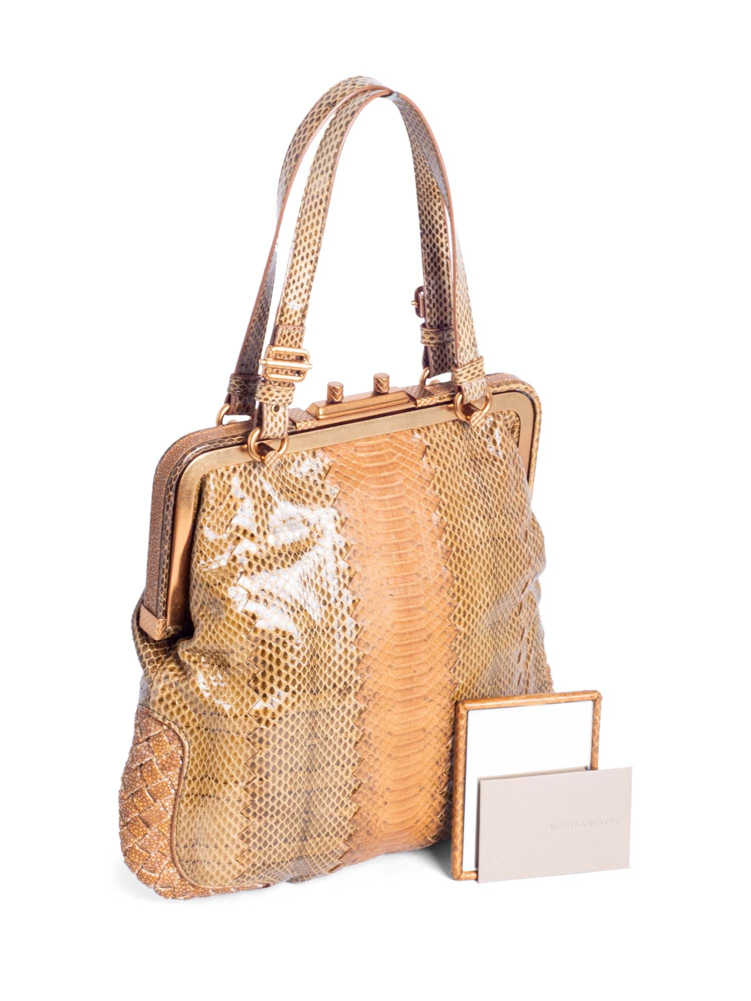 Crocodile Embossed Genuine Leather Frame Bag Croc Print 