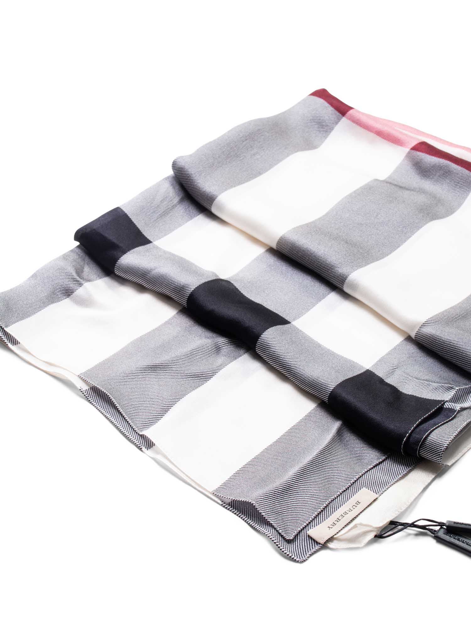 Burberry Silk Mega Check Scarf Multicolor-designer resale