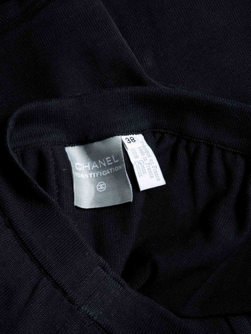 CHANEL CC Logo Cotton Pocketed Shorts Black-designer resale