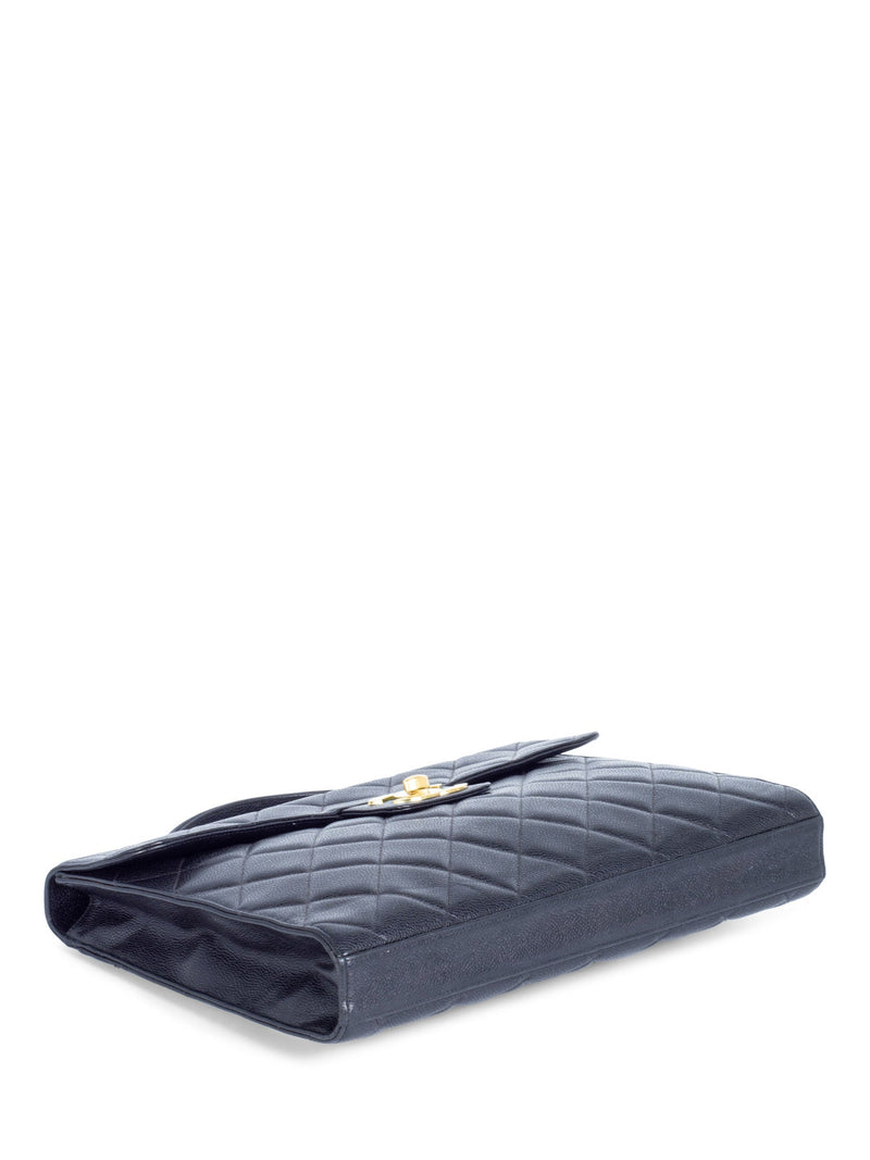 Chanel Caviar Leather Classic Jumbo Single Flap Bag (SHF-LFr7oi