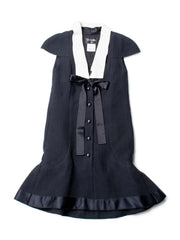 Chanel Blue Vintage Mini Dress US8, FR40 | M