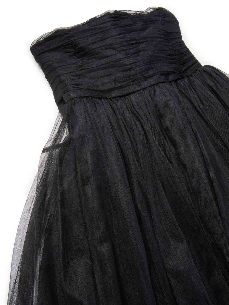strapless open back dress COS Knitted Bandaeu Maxi Dress The Dress Nook strapless open back dress COS Knitted Bandaeu Maxi Dress The Dress Nook