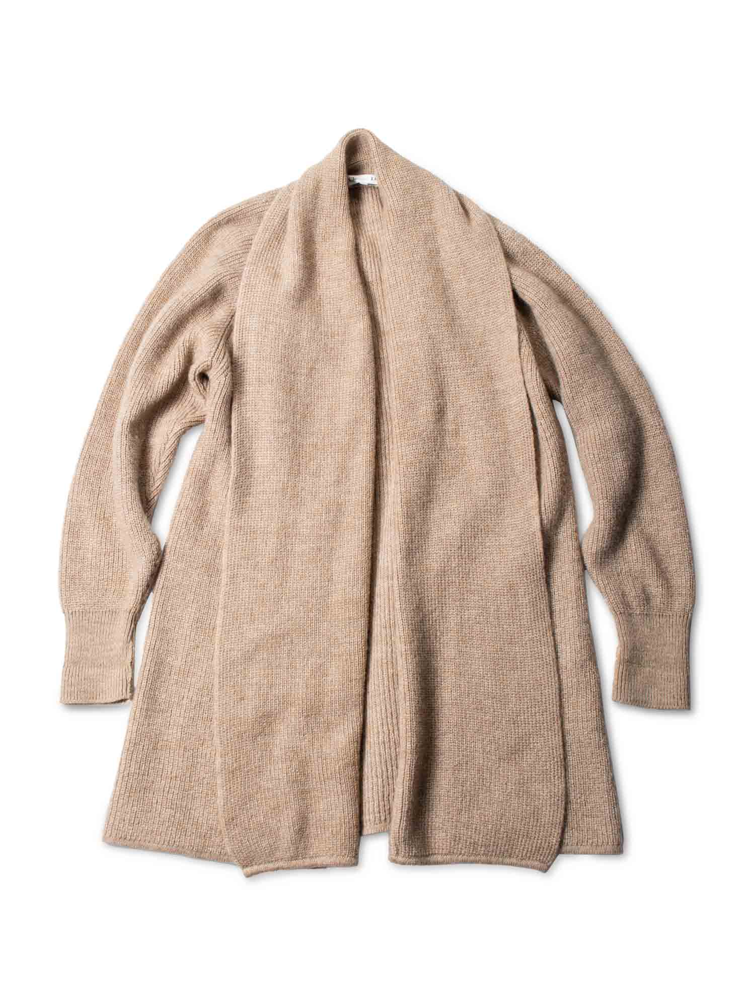 Christian Dior Knit Wool Alpaca Oversized Cardigan Beige-designer resale