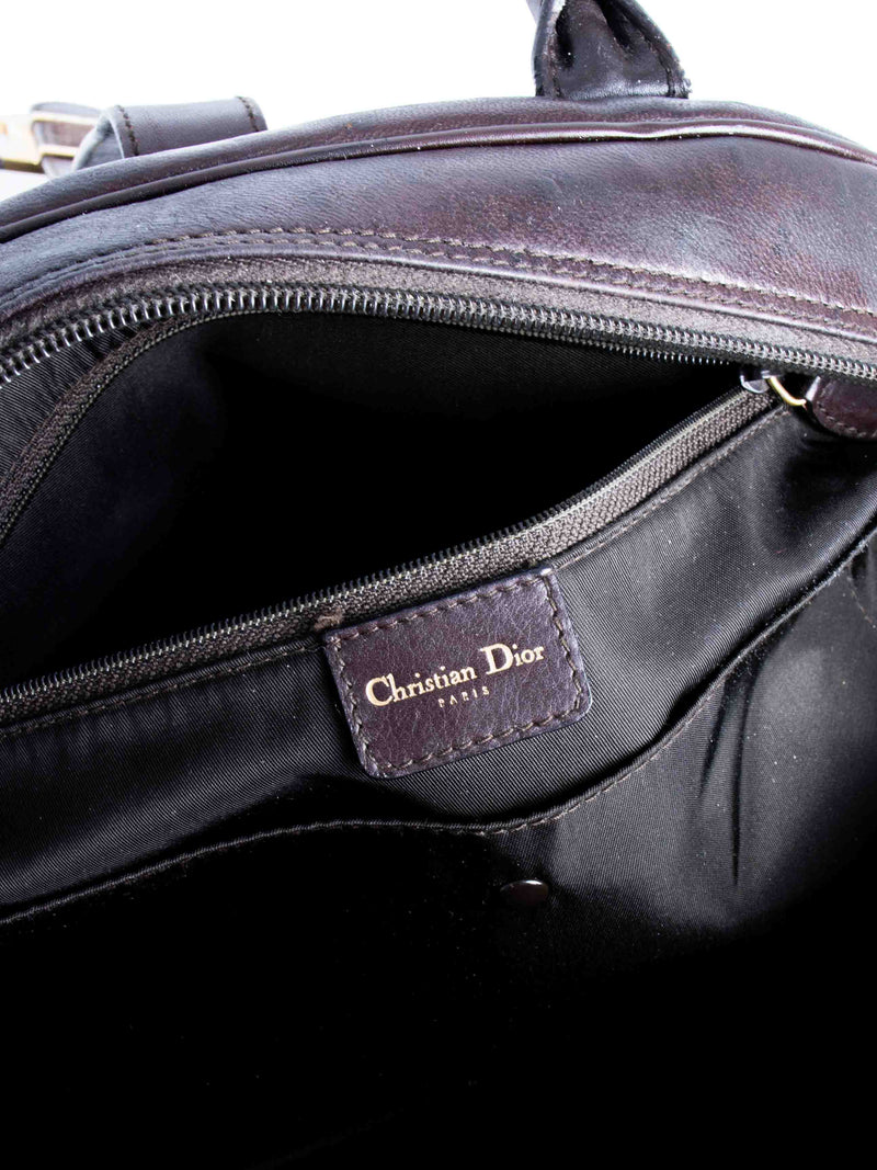 Handbag brand Christian Dior model Saddle in pink ostric…