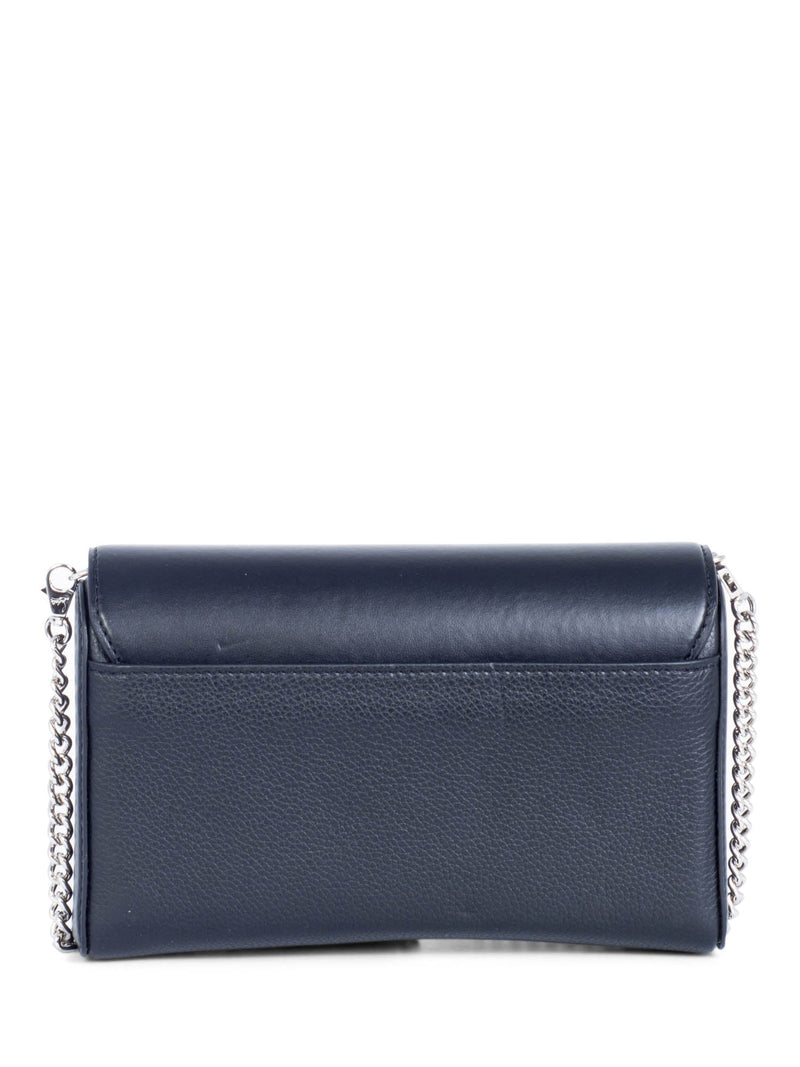 Christian Louboutin Leather Love Graffiti Rubylou Flap Messenger Black-designer resale
