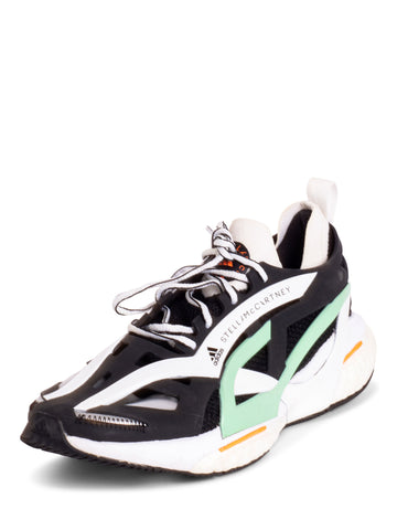 Stella McCartney Adidas Logo Sneakers White Black Mint