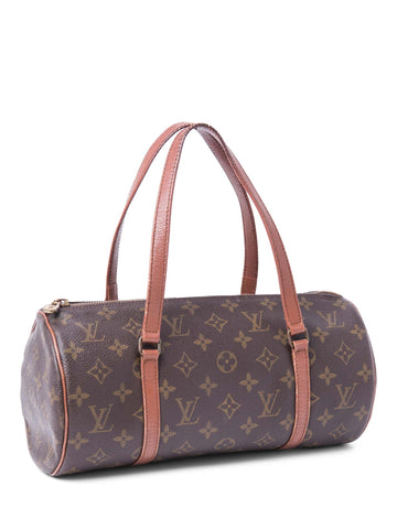 Louis Vuitton Monogram Papillon Bag Brown