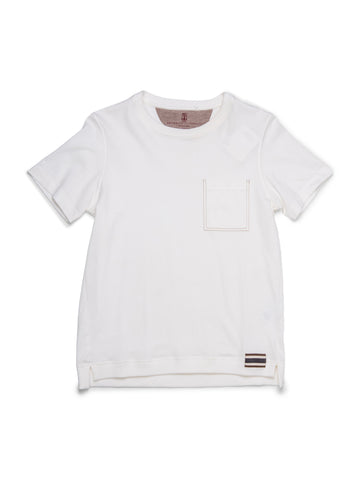 Brunello Cucinelli Pocket T-Shirt White