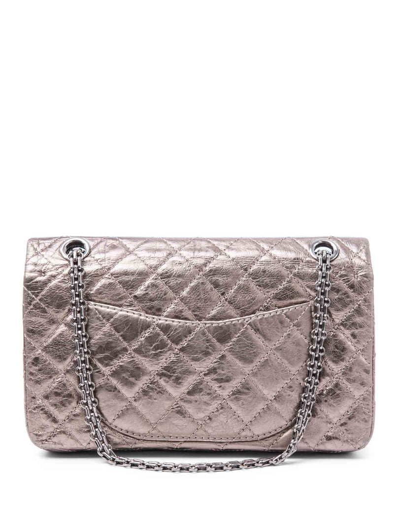 CHANEL 2.55 Leather Reissue Medium Double Flap Bag Taupe