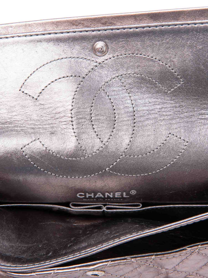 CHANEL 2.55 Leather Reissue Medium Double Flap Bag Taupe