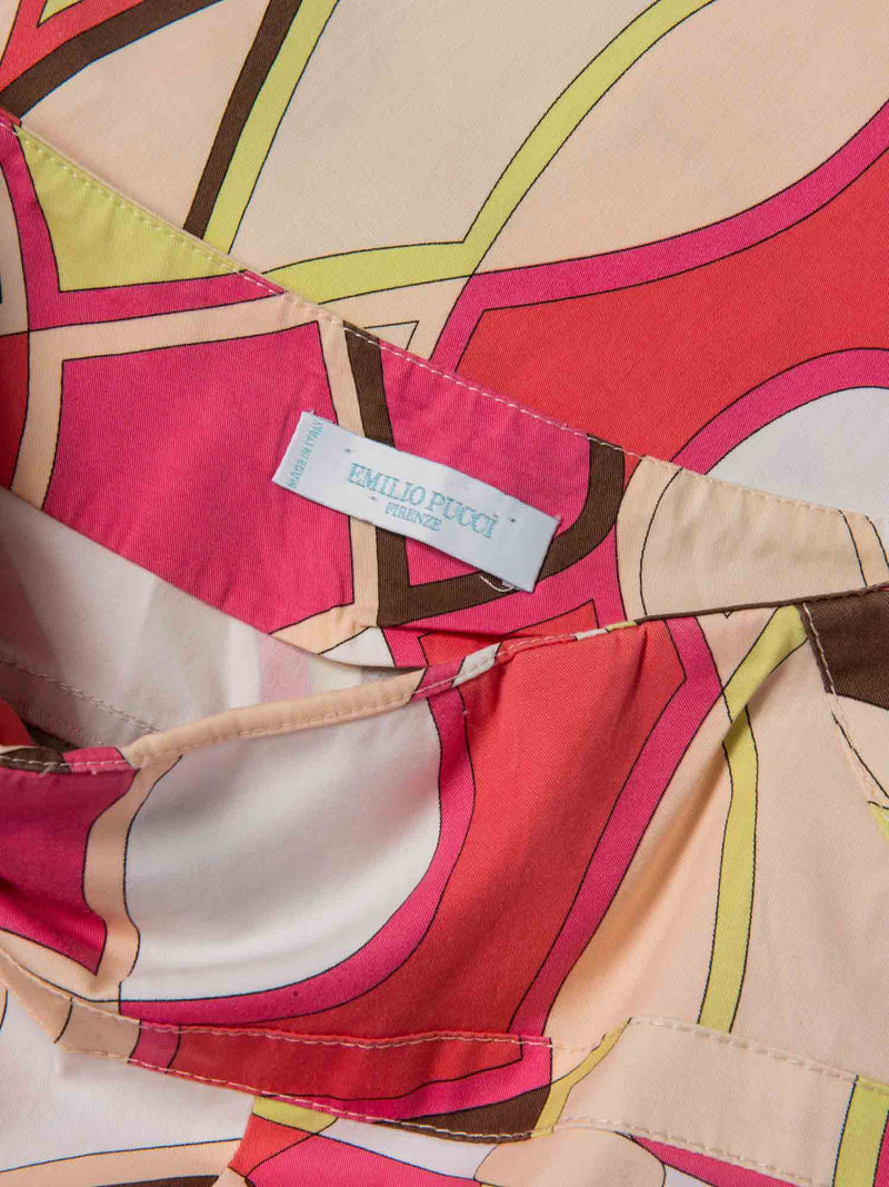 EMILIO PUCCI エミリオプッチ パンツ レディース 42 レッド ブルー パープル マルチカラー コットン （2143200486248）  【432】 の購入なら「質」の大黒屋（公式）