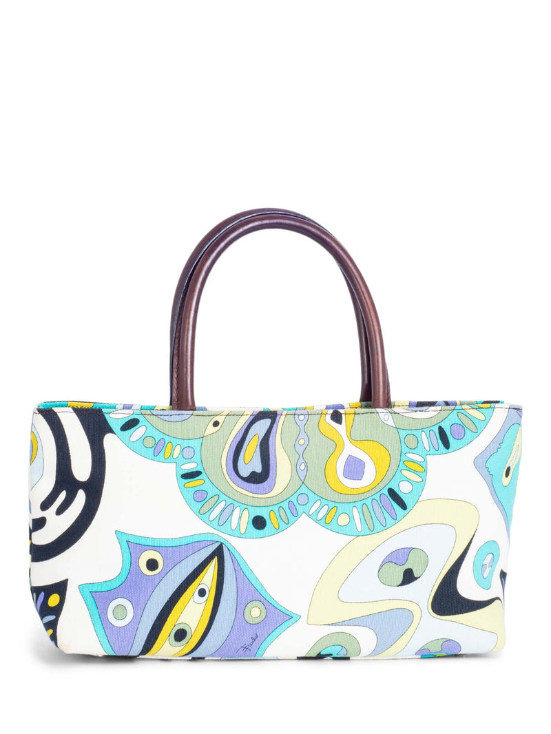 Emilio Pucci Signed Vintage Top Handle Bag Multicolor-designer resale