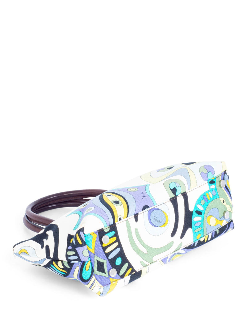 Emilio Pucci Signed Vintage Top Handle Bag Multicolor-designer resale