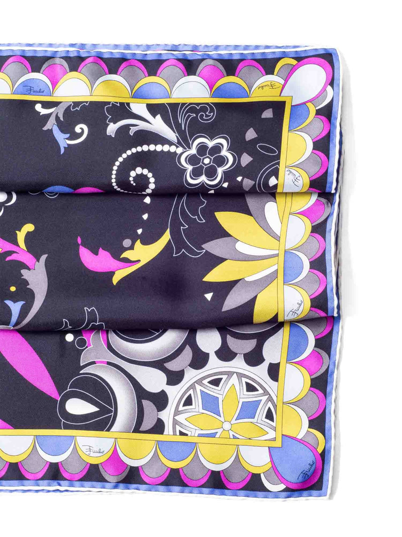 Emilio Pucci Silk Scarf Multicolor-designer resale