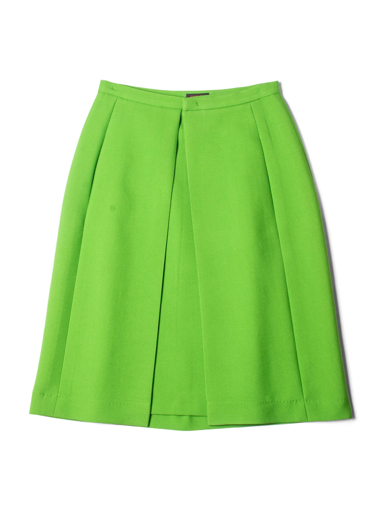 Pleats and Aces Skirt in Apple Green