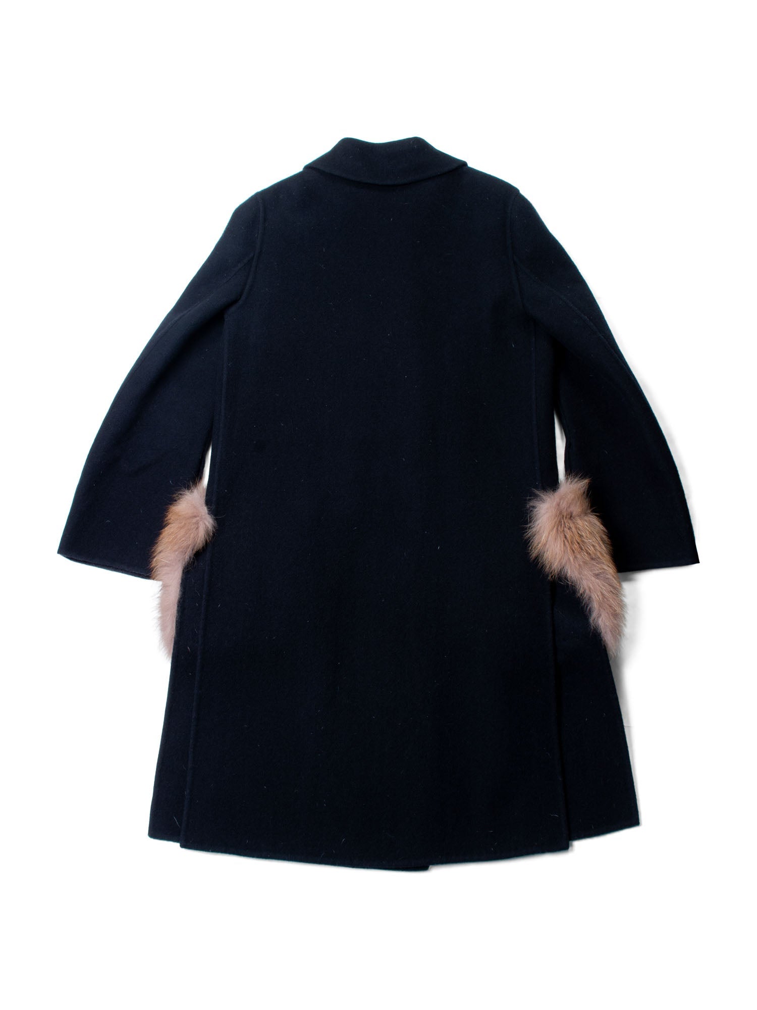 3550180 Red Fur Pocket Coat