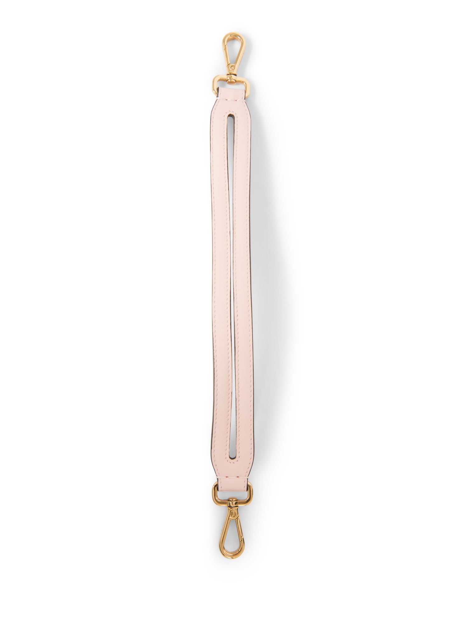 Fendi Logo Leather Dual Strap Pink Gold