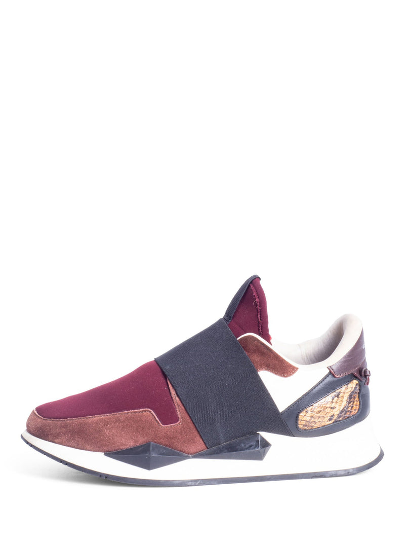 Givenchy Leather Suede Athletic Trainers Multicolor-designer resale