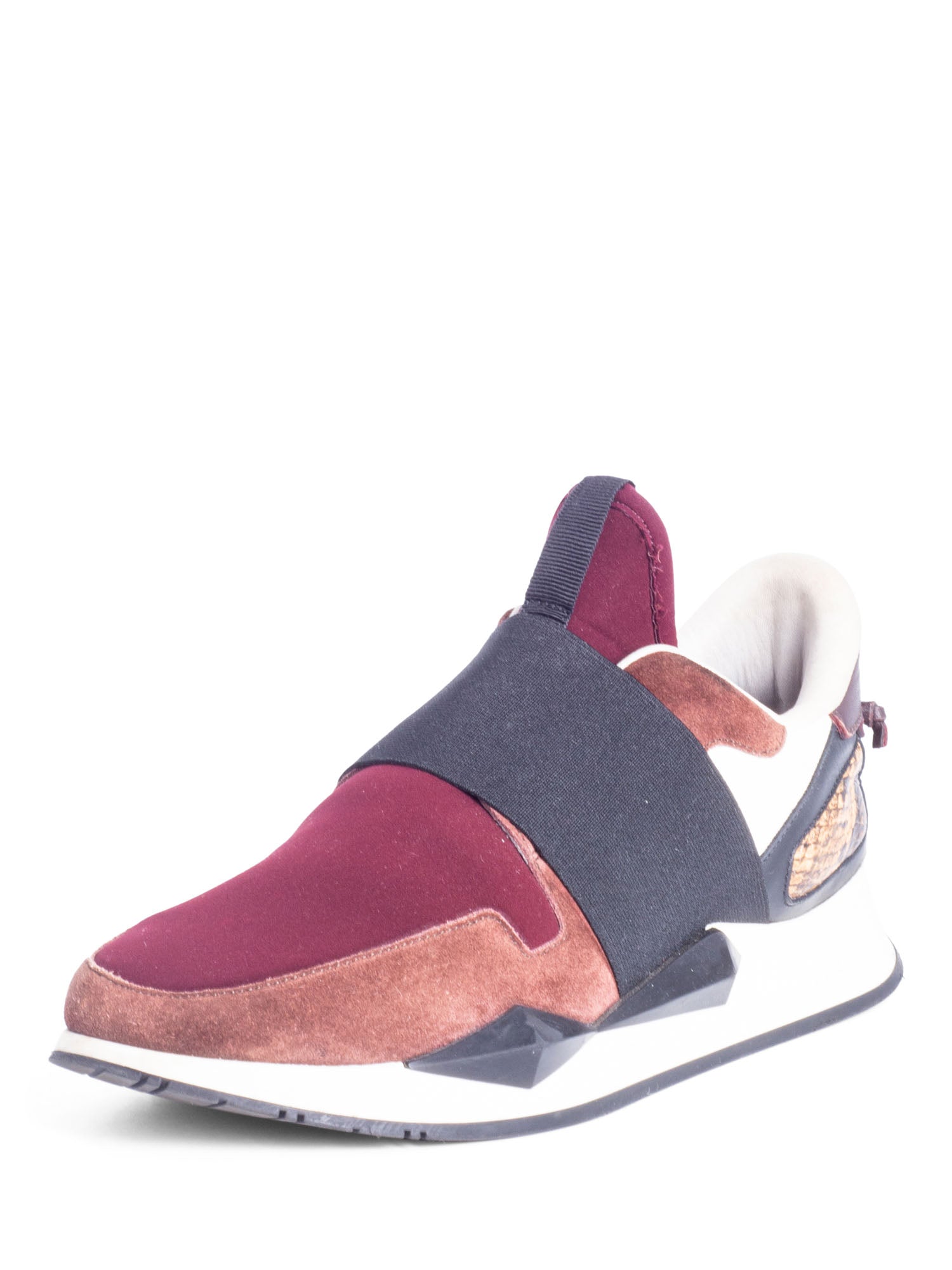 Givenchy Leather Suede Athletic Trainers Multicolor-designer resale